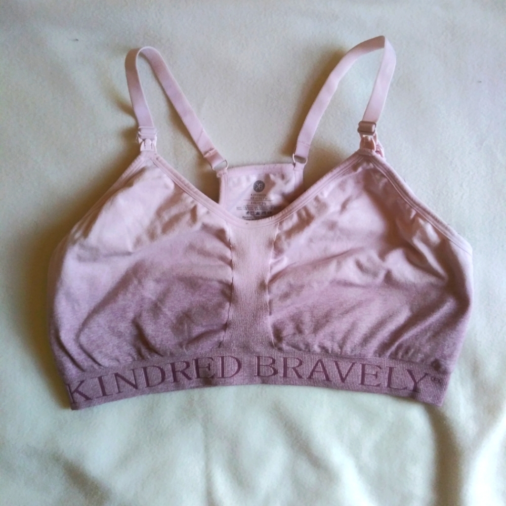 Kindred Bravely racer back dual pumping & nursing  bra.